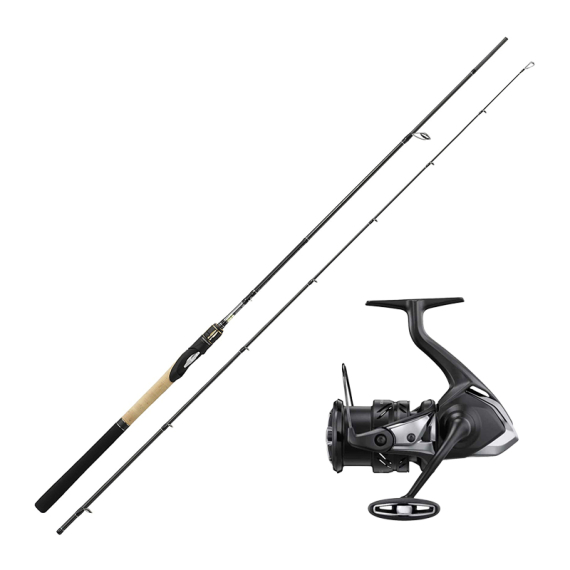 Shimano Sustain & Exsence Seatrout Combo dans le groupe Kit de pêche / Combos spinning / Ensemble Spinning Truite de Mer l\'adresse Sportfiskeprylar.se (EXSENCESEATROUTSET)