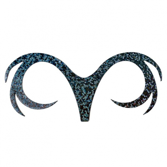 Double Dragon Tails XL 3-pack - Holographic Black dans le groupe Hameçons et terminal tackle / Fabrication mouche / Matériel de montage de mouches / Tails l\'adresse Sportfiskeprylar.se (F-DDT4105)