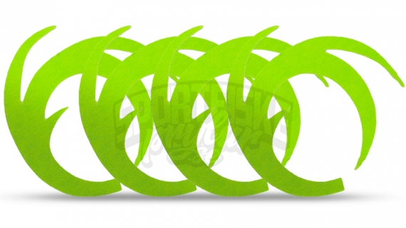 Dragon Tails XL 4-pack, Fluo Chartreuse dans le groupe Hameçons et terminal tackle / Fabrication mouche / Matériel fabrication mouche / Tails l\'adresse Sportfiskeprylar.se (F-DT4101)