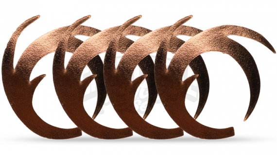 Dragon Tails XL 4-pack, Copper dans le groupe Hameçons et terminal tackle / Fabrication mouche / Matériel fabrication mouche / Tails l\'adresse Sportfiskeprylar.se (F-DT4108)