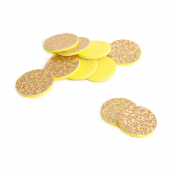 Waterpushing Disc 10-pack - Holo Gold dans le groupe Hameçons et terminal tackle / Fabrication mouche / Matériel de montage de mouches / Poppers et magic heads l\'adresse Sportfiskeprylar.se (F-WP100)