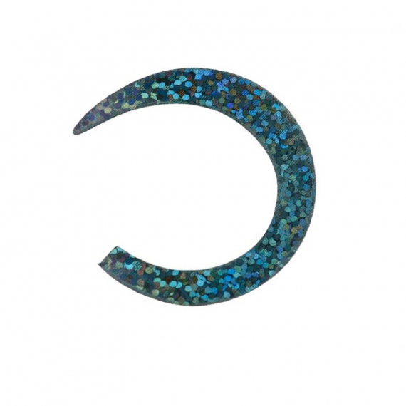 Wiggle Tails S - Holographic Black dans le groupe Hameçons et terminal tackle / Fabrication mouche / Matériel de montage de mouches / Tails l\'adresse Sportfiskeprylar.se (F-WT1416)