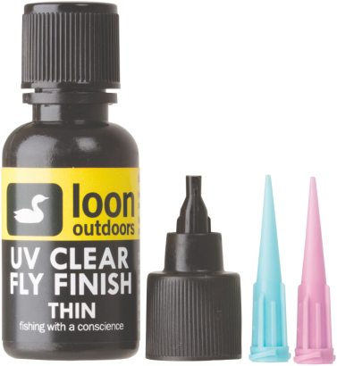 Loon UV Clear Fly Finish - Thin (1/2 oz.) dans le groupe Outils et accessoires / Super Glue & Epoxy / Colle UV l\'adresse Sportfiskeprylar.se (F0099)