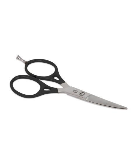 Loon Ergo Prime Curved Shears w/ Precision Peg - Black dans le groupe Accessoires de pêche / Pinces et ciseaux / Ciseaux et coupe-fils l\'adresse Sportfiskeprylar.se (F1958)