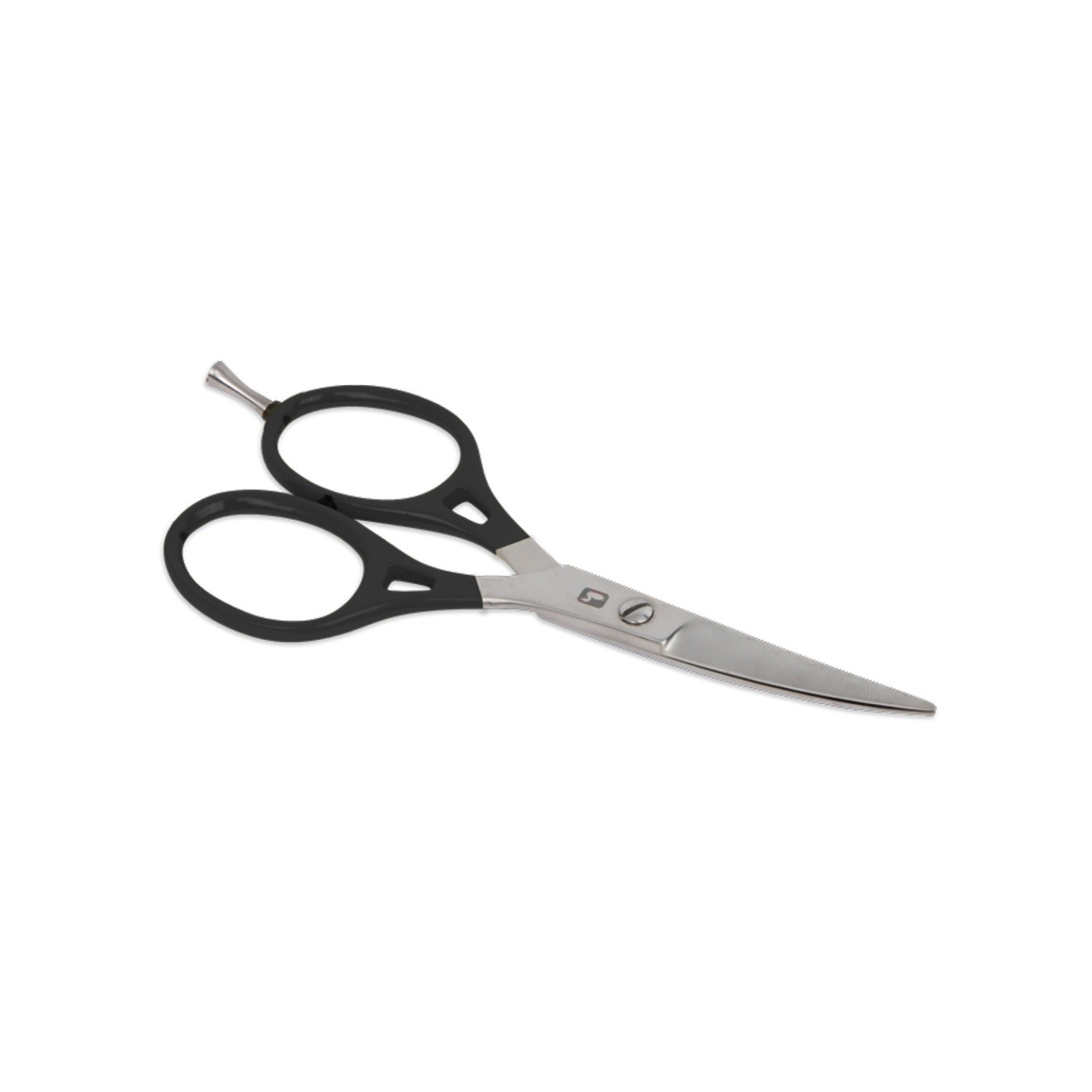 Loon Ergo Prime Curved Shears w/ Precision Peg - Black dans le groupe Accessoires de pêche / Pinces et ciseaux / Ciseaux et coupe-fils l\'adresse Sportfiskeprylar.se (F1958)
