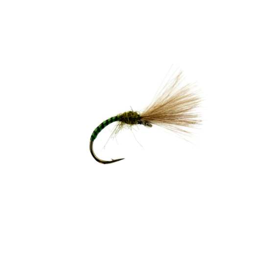 Shuttlecock Quill Emerger Olive # 15 dans le groupe Leurre de la peche / Mouches / Mouches sèches l\'adresse Sportfiskeprylar.se (F30-1007-15)