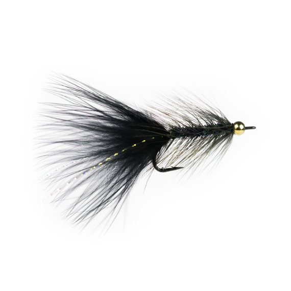 Wolly Bugger BH Black # 6 dans le groupe Leurre de la peche / Mouches / Streamers l\'adresse Sportfiskeprylar.se (F30-1054-6)