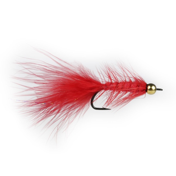 Wolly Bugger BH Red # 6 dans le groupe Leurres / Mouches / Streamers l\'adresse Sportfiskeprylar.se (F30-1055-6)
