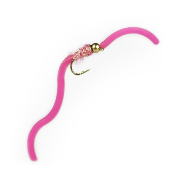 Squirmy Worm Hot Pink BH # 12 dans le groupe Leurres / Mouches / Nymphes l\'adresse Sportfiskeprylar.se (F30-1060-12)