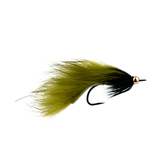 Zonker Olive BH # 6 dans le groupe Leurre de la peche / Mouches / Streamers l\'adresse Sportfiskeprylar.se (F30-1086-6)