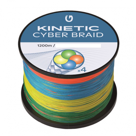 Kinetic 4 Braid 1200m Multi Colour dans le groupe Lignes de pêche / Tresse peche l\'adresse Sportfiskeprylar.se (F506-037-100r)