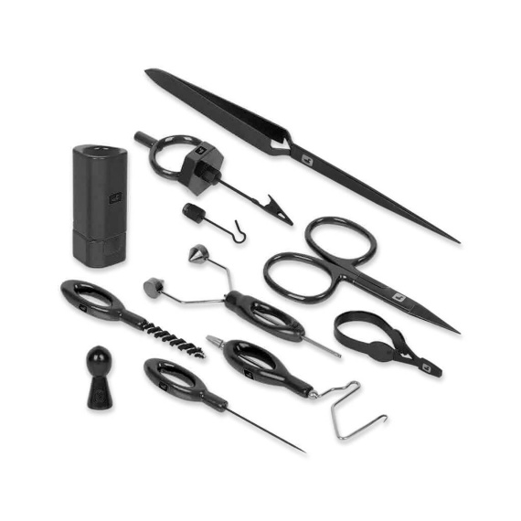 Loon Complete Fly Tying Tool Kit - Black dans le groupe Hameçons et terminal tackle / Fabrication mouche / Outils fabrication mouche / Sets d\'outils fabrication de mouches l\'adresse Sportfiskeprylar.se (F6123)