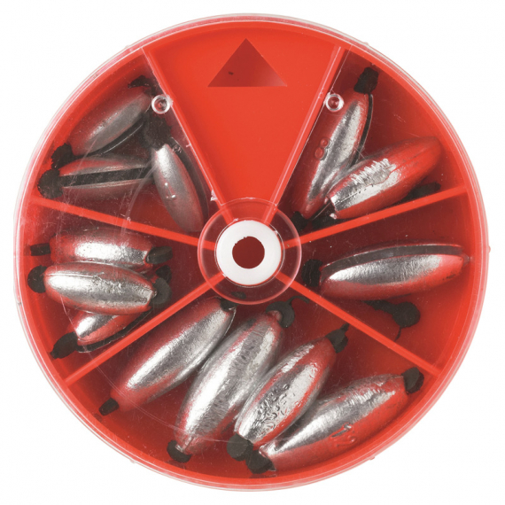 Kinetic Rubber Core Zinc Sinkers Assortment dans le groupe Hameçons et terminal tackle / plomb de peche / Plombs catherine et coulissants l\'adresse Sportfiskeprylar.se (F650-259-275)