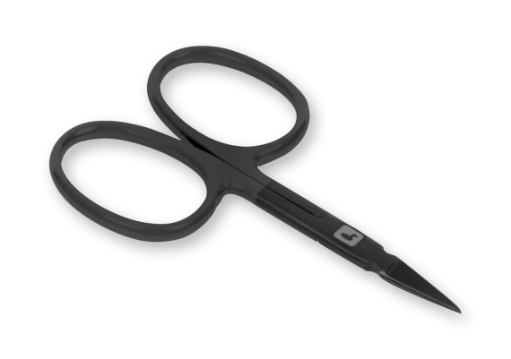 Loon Ergo Arrow Point Scissors - Black dans le groupe Accessoires de pêche / Pinces et ciseaux / Ciseaux et coupe-fils l\'adresse Sportfiskeprylar.se (F6977)