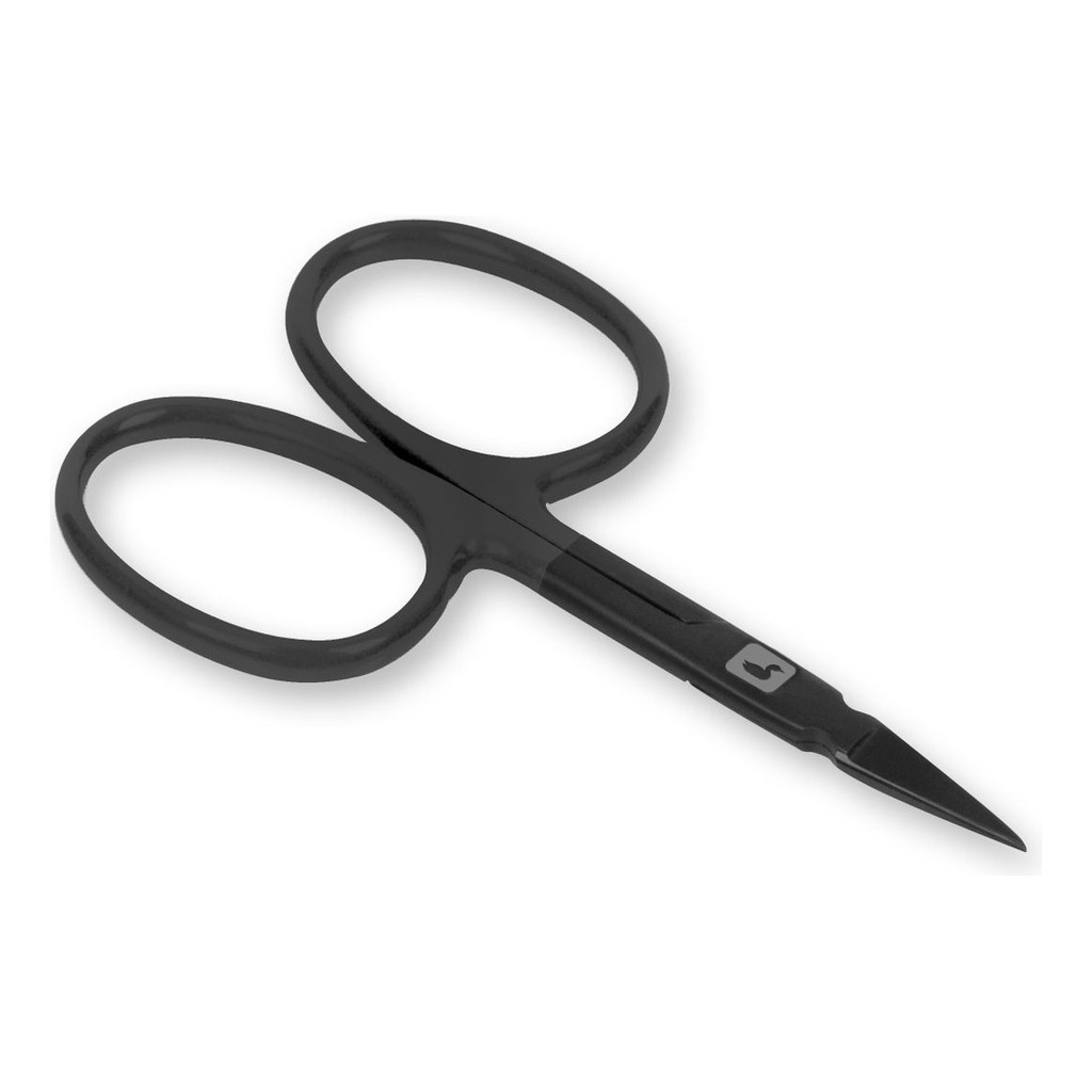 Loon Ergo Arrow Point Scissors - Black dans le groupe Accessoires de pêche / Pinces et ciseaux / Ciseaux et coupe-fils l\'adresse Sportfiskeprylar.se (F6977)