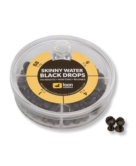 Loon Black Drop - 4 Division - Black Skinny Water dans le groupe Hameçons et terminal tackle / Plombs et poids / Plombs et splitshots l\'adresse Sportfiskeprylar.se (F7133)