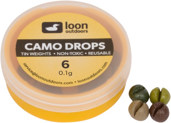 Loon Camo Drop - Refill Tub dans le groupe Hameçons et terminal tackle / plomb de peche / Plombs et splitshots l\'adresse Sportfiskeprylar.se (F7163r)