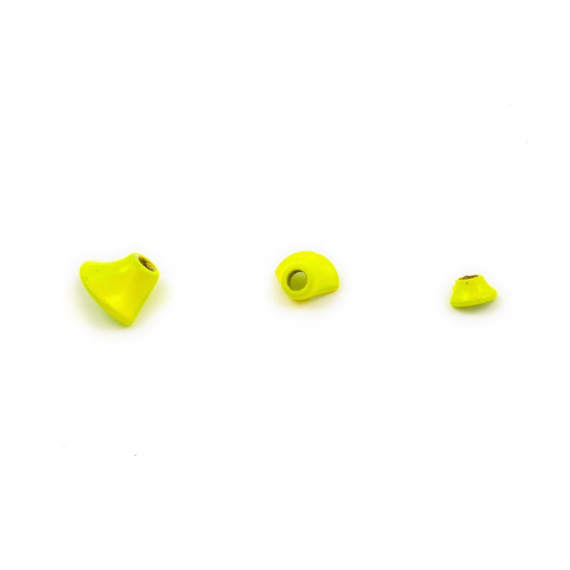 Frödin FITS Tungsten 1/2 Turbokoner - Fl Yellow MICRO dans le groupe Hameçons et terminal tackle / Fabrication mouche / Matériel fabrication mouche / Cones l\'adresse Sportfiskeprylar.se (F77-01)