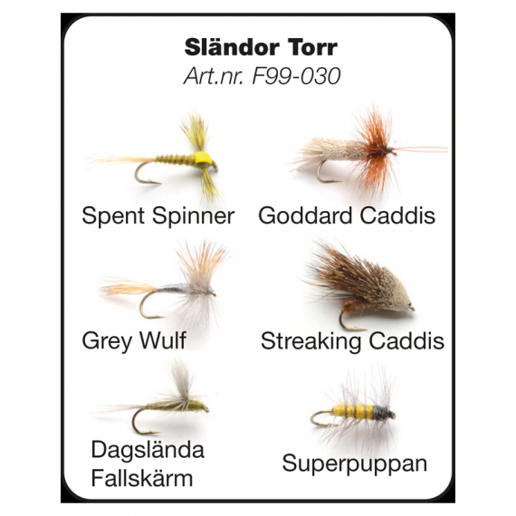 Flugor - Sländor Torr dans le groupe Leurres / Mouches l\'adresse Sportfiskeprylar.se (F99-030)