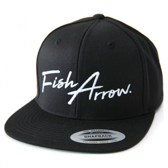 Fish Arrow FA Flat Cap Black dans le groupe Habits et chaussures / Casquettes et chapeaux / Casquettes / Casquettes snapback l\'adresse Sportfiskeprylar.se (FA-4573251345405)