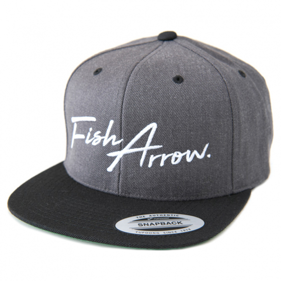 Fish Arrow Flat Cap Dark Hether Grey dans le groupe Habits et chaussures / Casquettes et chapeaux / Casquettes / Casquettes snapback l\'adresse Sportfiskeprylar.se (FA-4573251345436)