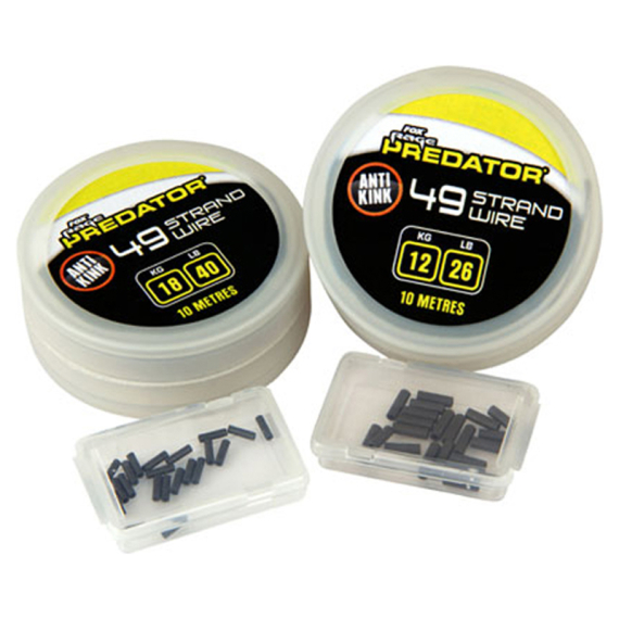 Fox Rage Predator 49 Strand Steel Wire Inkl Crimps dans le groupe Hameçons et terminal tackle / Leaders et Bas de ligne / Bas de ligne / Câble l\'adresse Sportfiskeprylar.se (FAC001r)