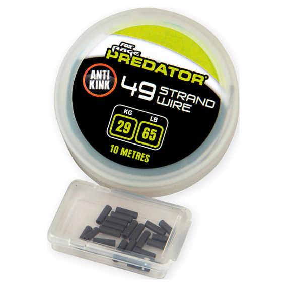 Fox Predator 49-Strand Steel Wire 65lb/29kg 10m dans le groupe Hameçons et terminal tackle / Leaders et Bas de ligne / Bas de ligne l\'adresse Sportfiskeprylar.se (FAC077)