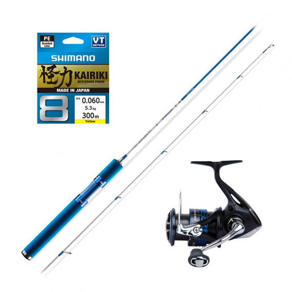 Favorite Arena Vivid BL562UL 1,5-5g & Shimano Nexave Combo dans le groupe Kit de pêche / Combos spinning / Ensemble Spinning Poisson noble l\'adresse Sportfiskeprylar.se (FAVORITNEXAVEULSET)