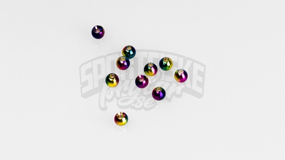 Brass beads 4.0mm - Rainbow dans le groupe Hameçons et terminal tackle / Fabrication mouche / Matériel fabrication mouche / Cones l\'adresse Sportfiskeprylar.se (FD-C1205)