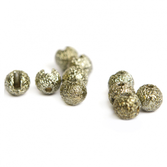 Gritty Slotted Tungsten Beads 4mm - Metallic Olive dans le groupe Hameçons et terminal tackle / Fabrication mouche / Matériel de montage de mouches / perles et shanks l\'adresse Sportfiskeprylar.se (FD-C2621)