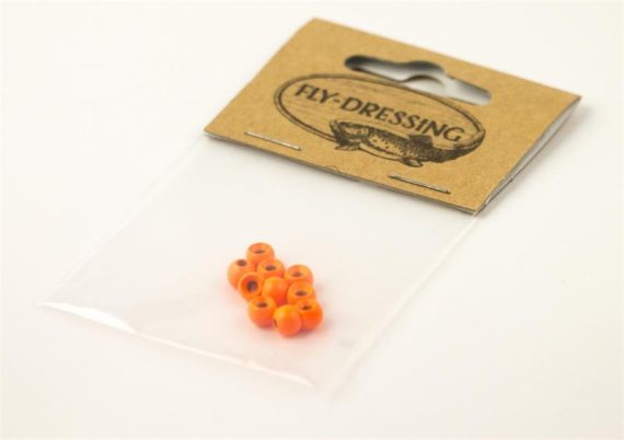 Bauer Pike Beads 0,6g - Fluo Orange dans le groupe Hameçons et terminal tackle / Fabrication mouche / Matériel fabrication mouche / perles et shanks l\'adresse Sportfiskeprylar.se (FD-C5004)