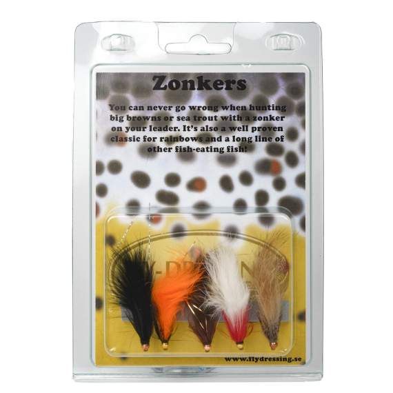 Fly Assortment Zonkers dans le groupe Leurre de la peche / Mouches / Kits mouche l\'adresse Sportfiskeprylar.se (FD025)