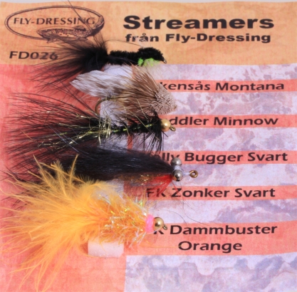 Streamers dans le groupe Leurre de la peche / Mouches / Streamers l\'adresse Sportfiskeprylar.se (FD026)