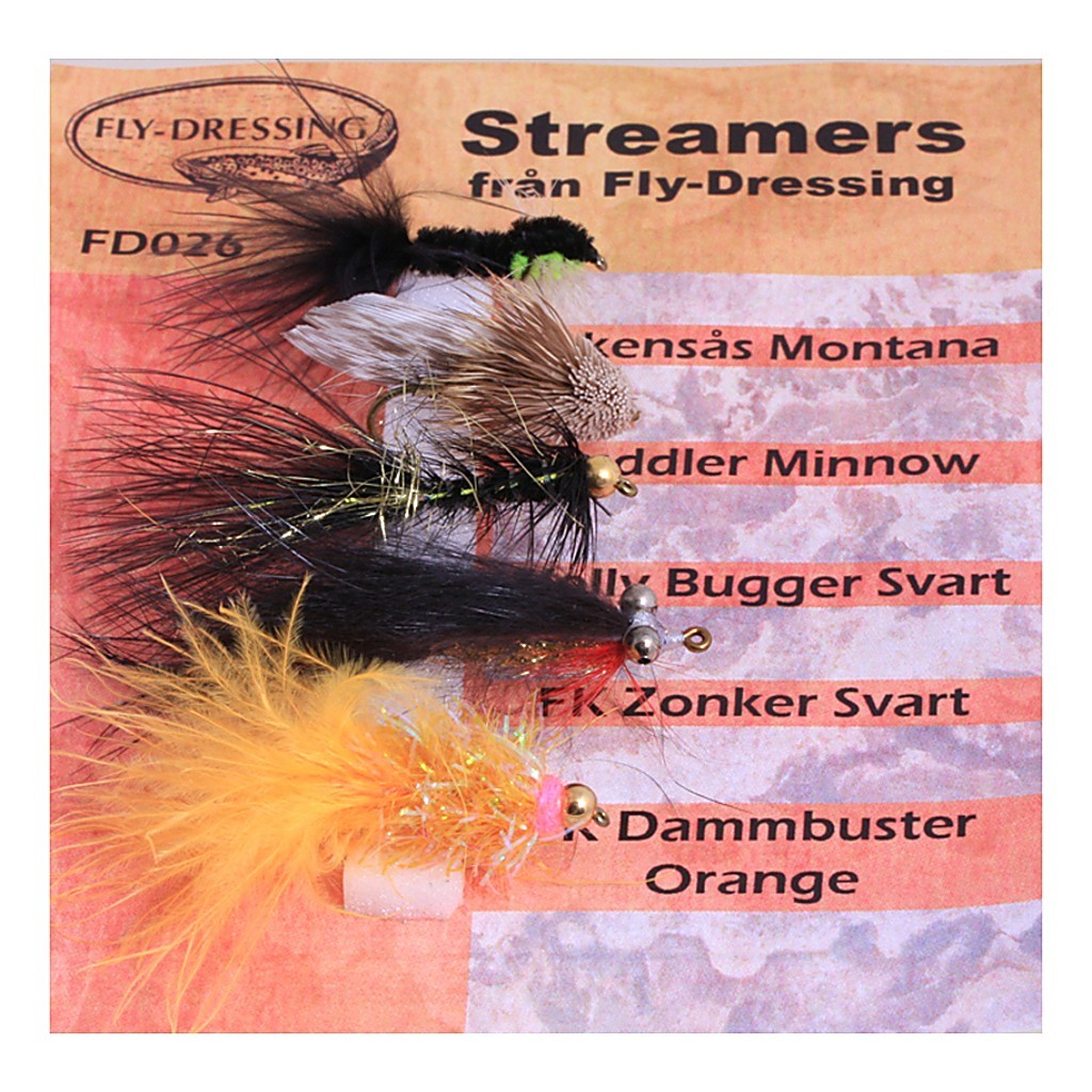 Streamers dans le groupe Leurre de la peche / Mouches / Streamers l\'adresse Sportfiskeprylar.se (FD026)