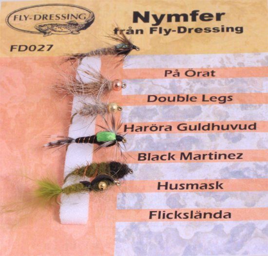 Nymfer dans le groupe Leurre de la peche / Mouches / Nymphes l\'adresse Sportfiskeprylar.se (FD027)