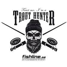 Fishline TROUTHUNTER sticker dans le groupe Autre / Autocollants l\'adresse Sportfiskeprylar.se (FL-STICK-THUNTER)