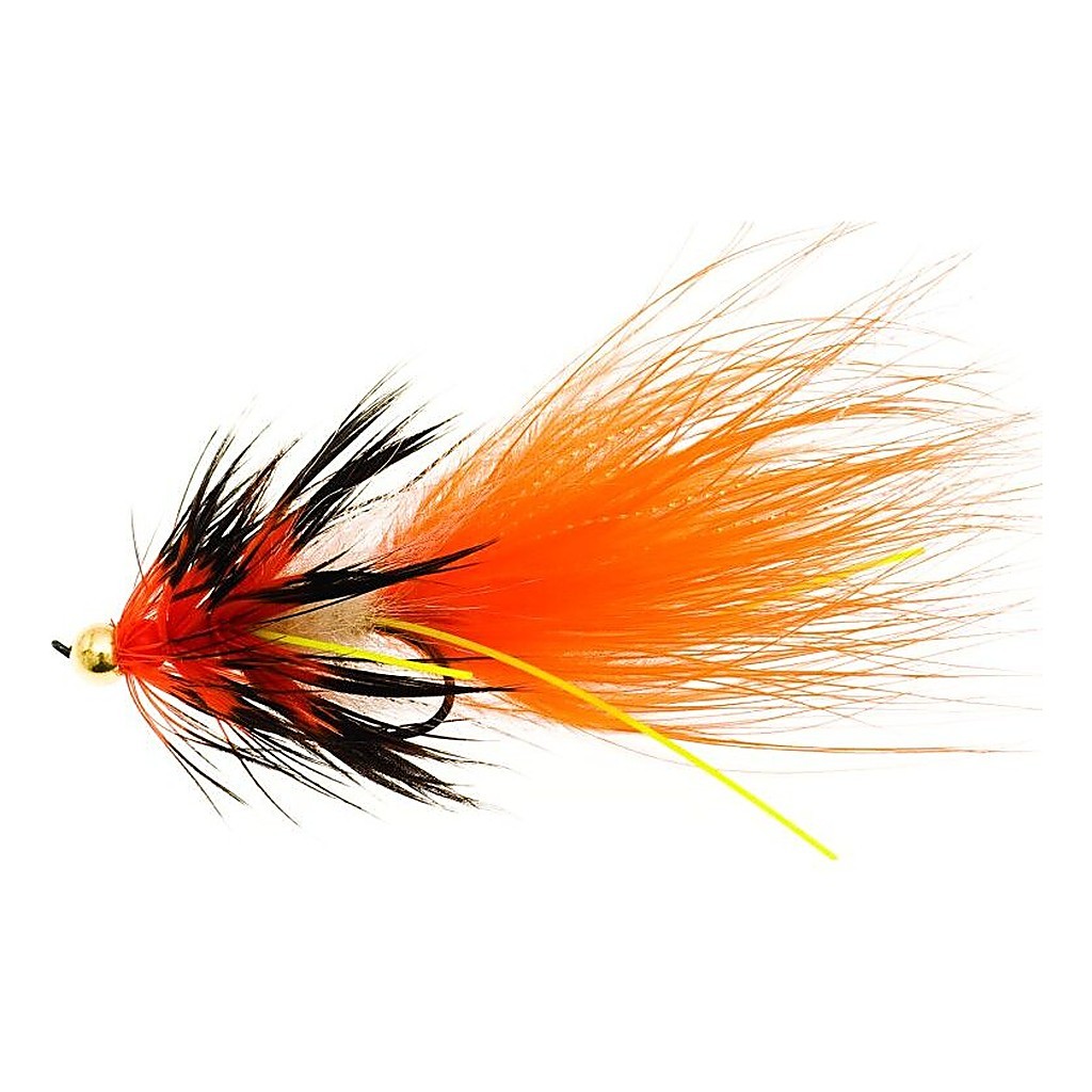 Mega Nobbler Orange/Black TMC 7989 #2 dans le groupe Leurre de la peche / Mouches / Streamers l\'adresse Sportfiskeprylar.se (FL00112)