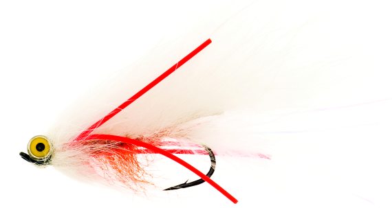 Zonky White/Red TMC7989 #6 dans le groupe Leurre de la peche / Mouches / Streamers l\'adresse Sportfiskeprylar.se (FL00126)