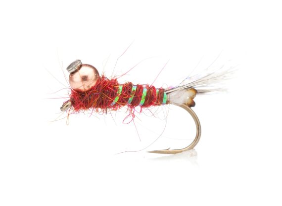 Hare\'s Ear Jig (BH) Copper Red TMC 3761 #12 dans le groupe Leurre de la peche / Mouches / Nymphes l\'adresse Sportfiskeprylar.se (FL02024)