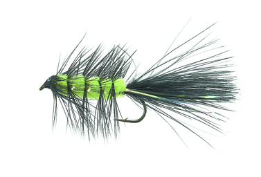 Flash a\' Bugger Fluo Lime Daiichi 2220 #8 dans le groupe Leurre de la peche / Mouches / Streamers l\'adresse Sportfiskeprylar.se (FL20014)