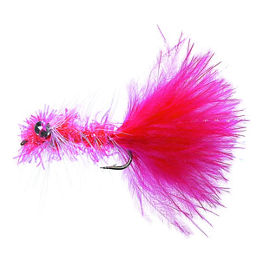 Krystal Bugger Fluo Red Daiichi 1720 #8 dans le groupe Leurre de la peche / Mouches / Streamers l\'adresse Sportfiskeprylar.se (FL21009)