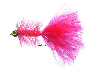 Dog Nobbler Fluo Red Daiichi 2220 #8 dans le groupe Leurre de la peche / Mouches / Streamers l\'adresse Sportfiskeprylar.se (FL21017)