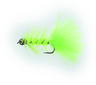 Dog Nobbler Fluo Green Daiichi 2220 #8 dans le groupe Leurre de la peche / Mouches / Streamers l\'adresse Sportfiskeprylar.se (FL21018)