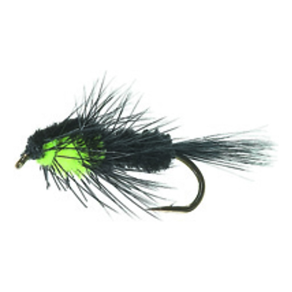 Montana Nymph Black/Fluo Green Daiichi 1710 #10 dans le groupe Leurre de la peche / Mouches / Nymphes l\'adresse Sportfiskeprylar.se (FL22010)