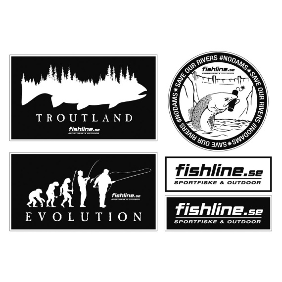 Fishline Sticker Sheet 2 dans le groupe Autre / Autocollants l\'adresse Sportfiskeprylar.se (FL_STICKERSHEET2)