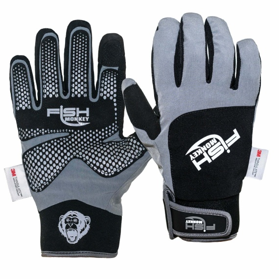 Fish Monkey Stealth Dry-Tec Gloves XL dans le groupe Habits et chaussures / Habits / Gants l\'adresse Sportfiskeprylar.se (FM38-GRY-XL)