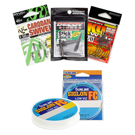 JDM Free Rig Bundle dans le groupe Hameçons et terminal tackle / Montages préfaits / Montages perche préfaits l\'adresse Sportfiskeprylar.se (FREERIGBUNDLE)