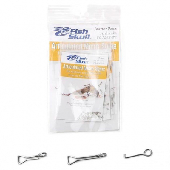 Fish-Skull Chocklett\'s Aarticulated Micro Spine - Starter Pack dans le groupe Hameçons et terminal tackle / Fabrication mouche / Matériel de montage de mouches / perles et shanks l\'adresse Sportfiskeprylar.se (FS-AMS-ST)