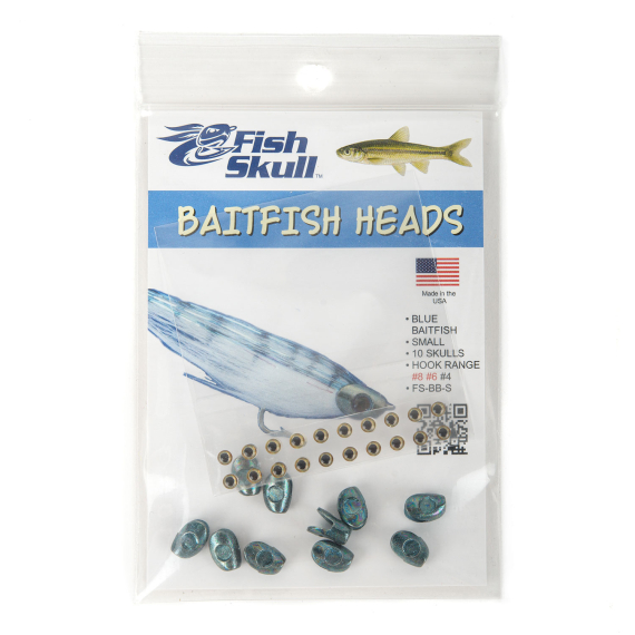 Baitfish Head - Blue Baitfish - Small dans le groupe Hameçons et terminal tackle / Fabrication mouche / Matériel de montage de mouches / Cones l\'adresse Sportfiskeprylar.se (FS-BB-S)