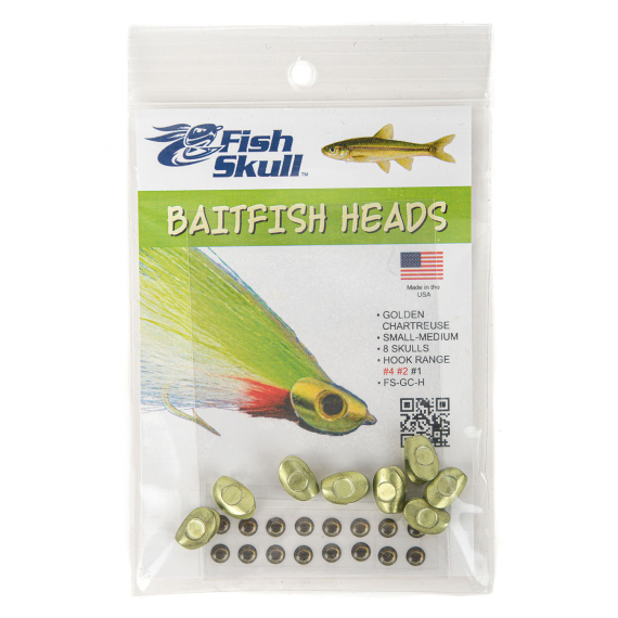 Baitfish Head - Golden Chartreuse - Small/Medium dans le groupe Hameçons et terminal tackle / Fabrication mouche / Matériel de montage de mouches / Cones l\'adresse Sportfiskeprylar.se (FS-GC-H)